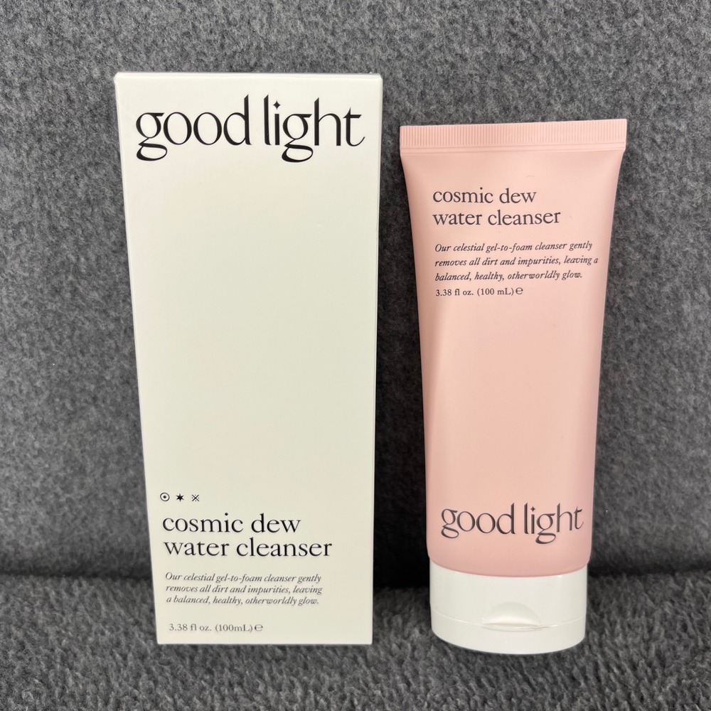 good light Cosmic Dew Water Cleanser Pink Gel-to-Foam Hydrating Face 3.38 oz